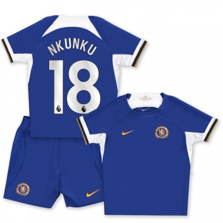 Dječji Nogometni Dres Chelsea Nkunku 18 Domaći 2023-24 Dječji Nogometni Dres Chelsea Nkunku 18 Domaći 2023-24
